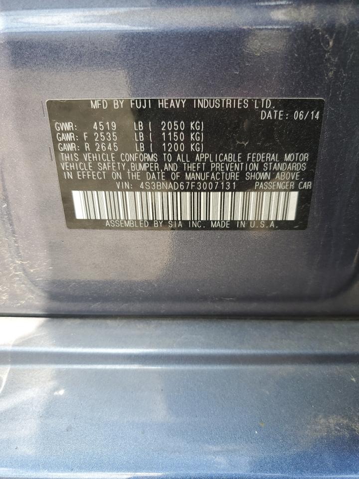 4S3BNAD67F3007131 2015 Subaru Legacy 2.5I Premium