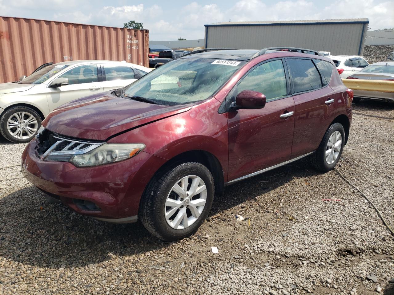 JN8AZ1MU5CW117043 2012 Nissan Murano S