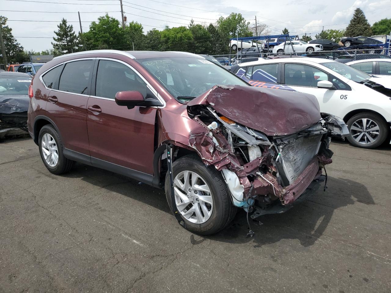 2016 Honda Cr-V Exl vin: 2HKRM4H7XGH678143