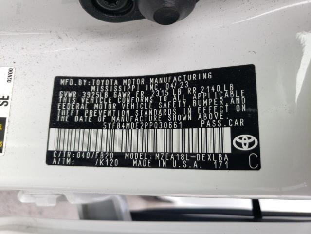 2023 TOYOTA 1900 DX - 5YFB4MDE2PP030661