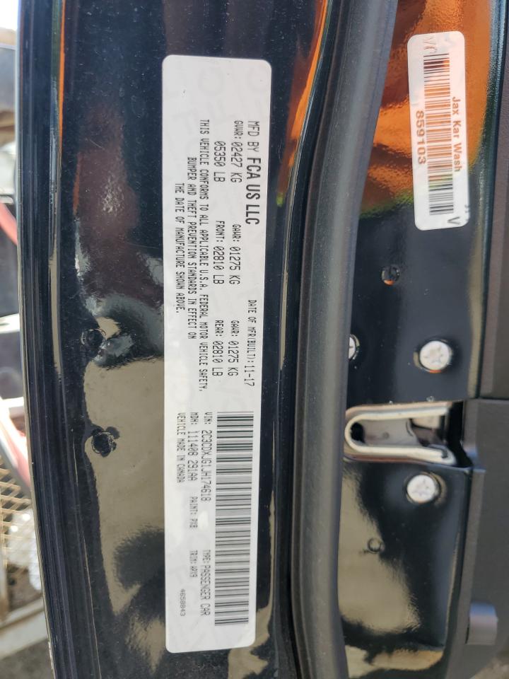 2C3CDXJG1JH174618 2018 Dodge Charger Gt