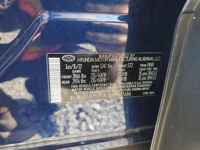 2022 HYUNDAI SANTA FE S - 5NMS2DAJ8NH477686
