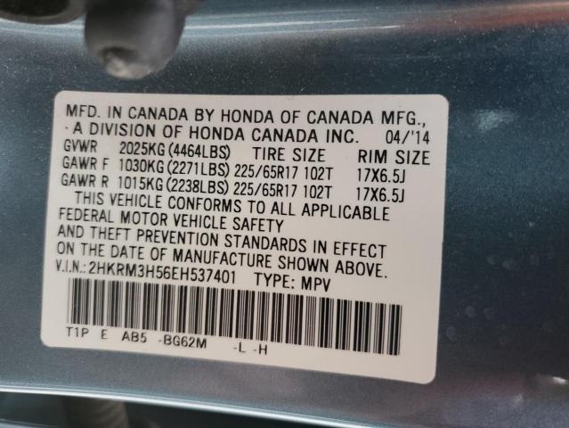 2014 Honda Cr-V Ex VIN: 2HKRM3H56EH537401 Lot: 57686904