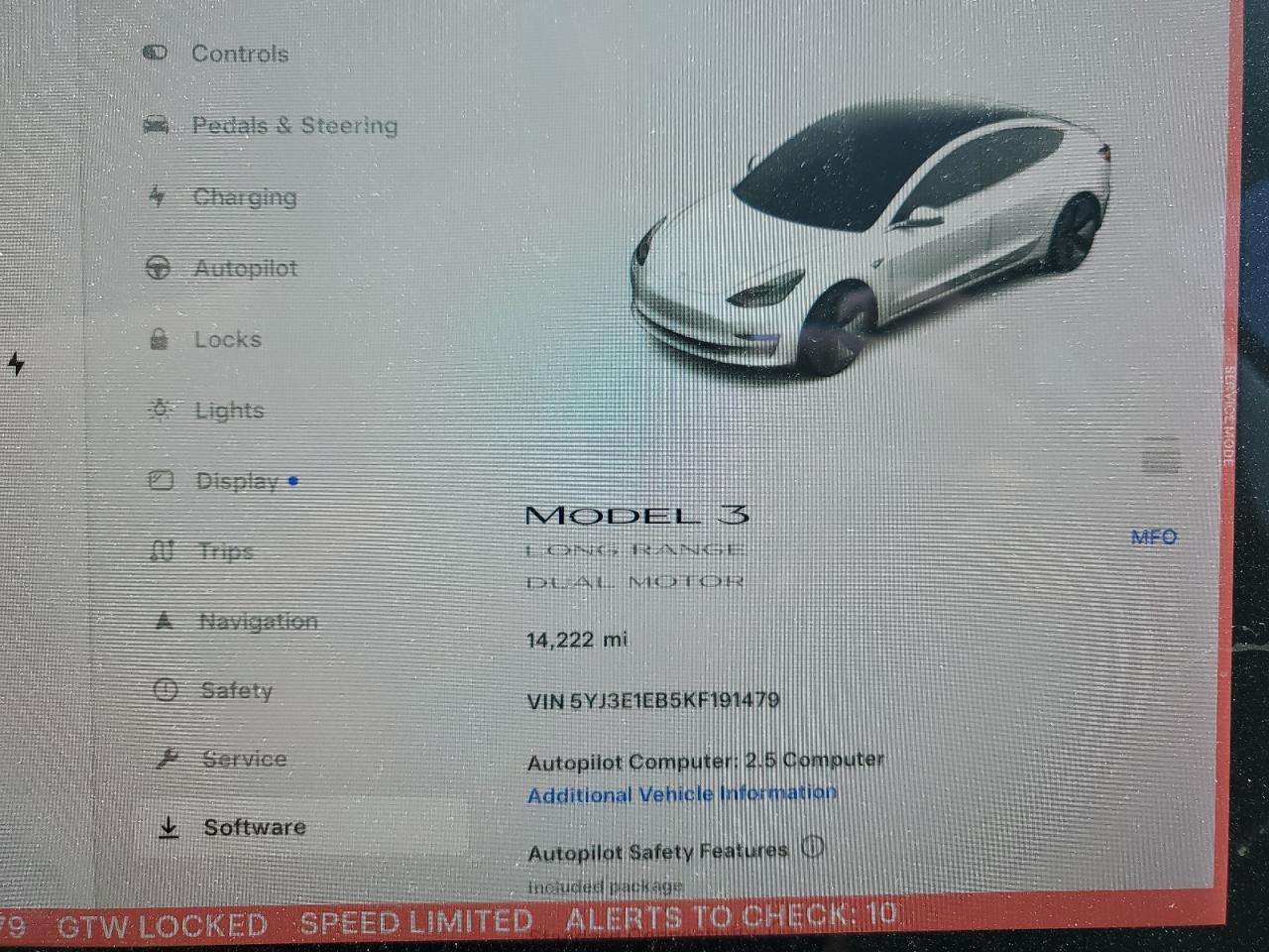 5YJ3E1EB5KF191479 2019 Tesla Model 3