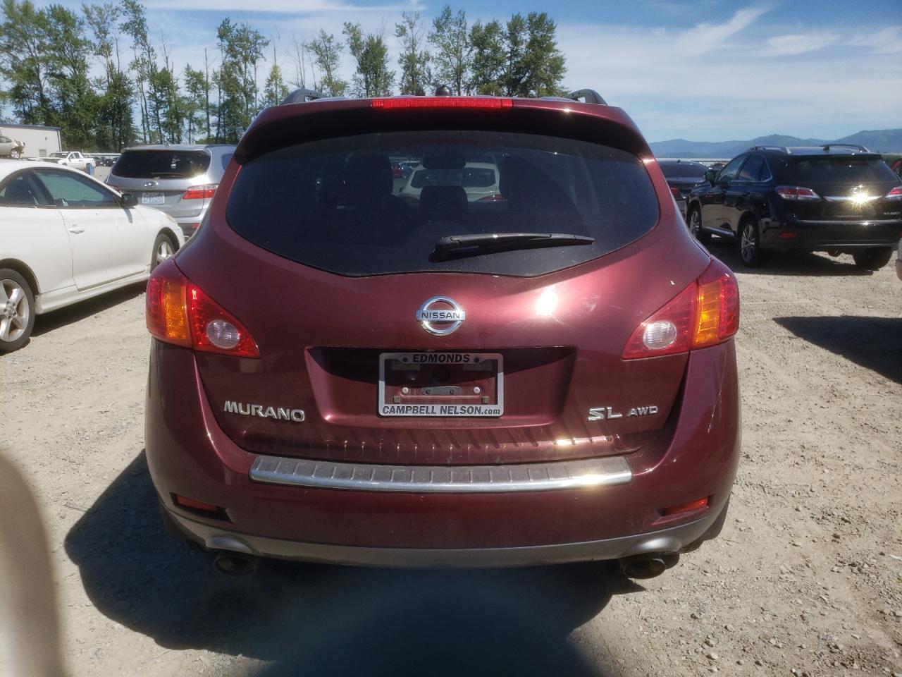 JN8AZ18W89W159825 2009 Nissan Murano S