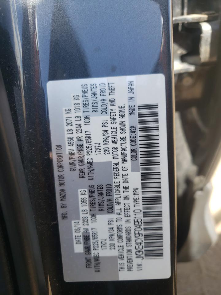 JM3KE4CY9F0495110 2015 Mazda Cx-5 Touring