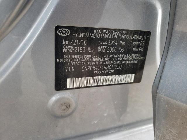 2017 HYUNDAI ELANTRA SE - 5NPD84LF1HH011220