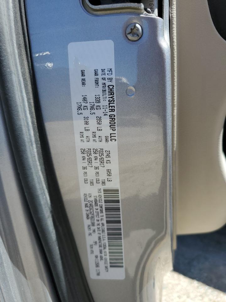 2C4RDGCG2FR631800 2015 Dodge Grand Caravan Sxt