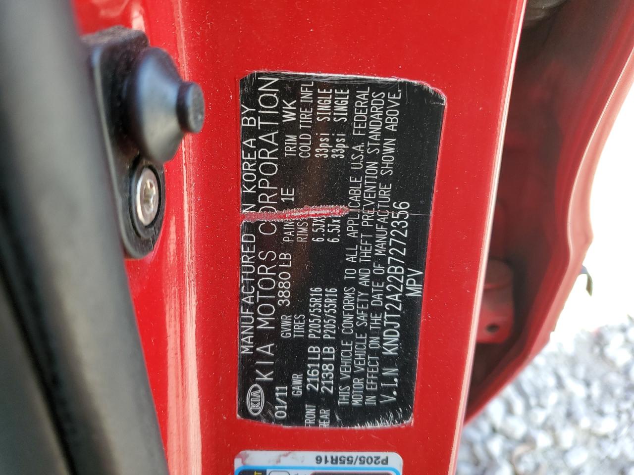 KNDJT2A22B7272356 2011 Kia Soul +