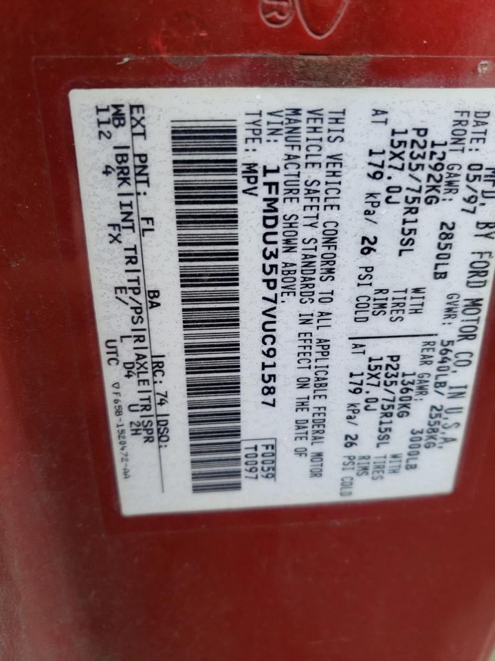 1FMDU35P7VUC91587 1997 Ford Explorer