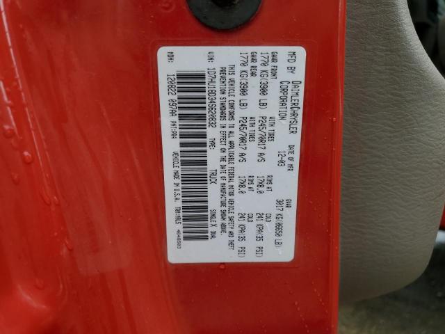 2004 Dodge Ram 1500 St VIN: 1D7HU18D34S620832 Lot: 60040794