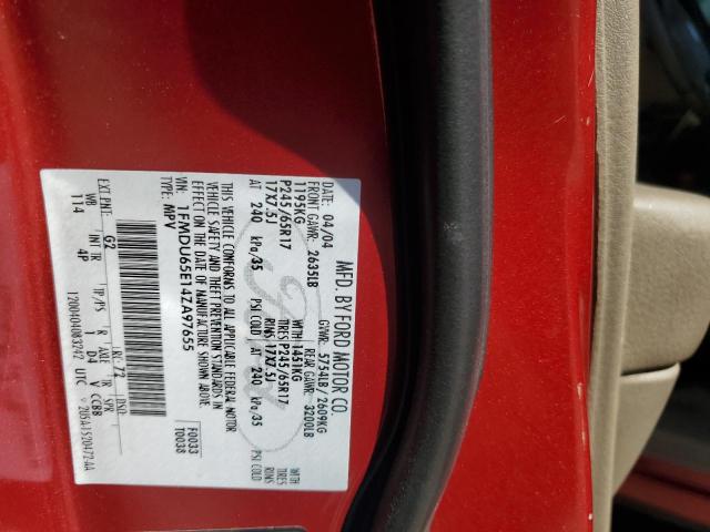 2004 Ford Explorer Limited VIN: 1FMDU65E14ZA97655 Lot: 59151204