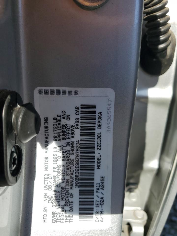 1NXBR32E98Z979204 2008 Toyota Corolla Ce