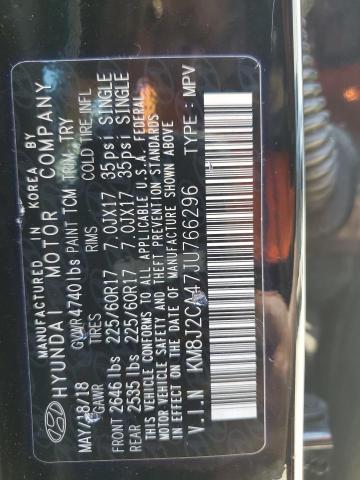 2018 Hyundai Tucson Se VIN: KM8J2CA47JU766296 Lot: 59212284