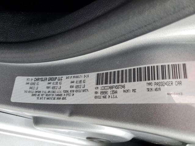 2015 CHRYSLER 200 LIMITE - 1C3CCCAB8FN587246