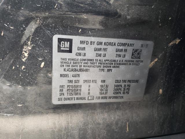 2018 Buick Encore Preferred VIN: KL4CJASB4JB564801 Lot: 56633754