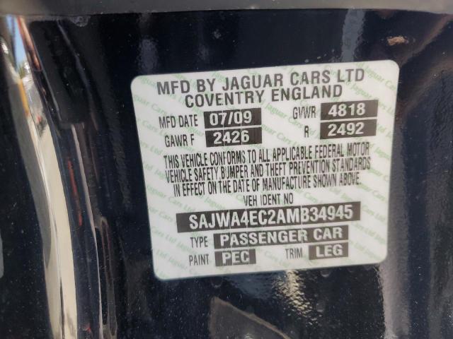 2010 Jaguar Xkr VIN: SAJWA4EC2AMB34945 Lot: 60694834