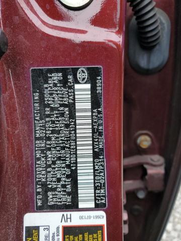 2015 Toyota Avalon Hybrid VIN: 4T1BD1EB8FU041342 Lot: 59798274