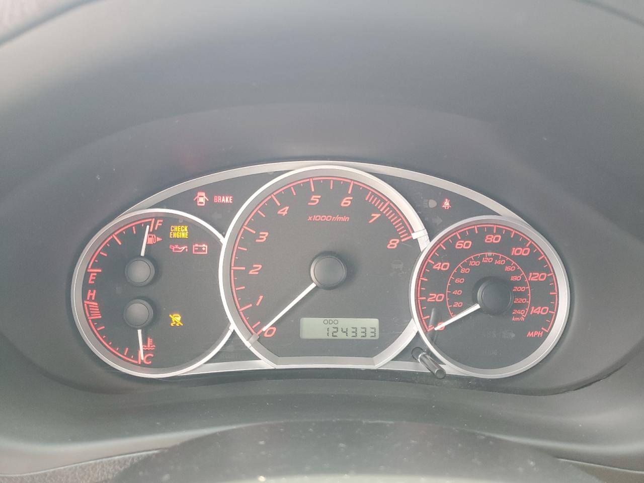 JF1GE76699G504058 2009 Subaru Impreza Wrx