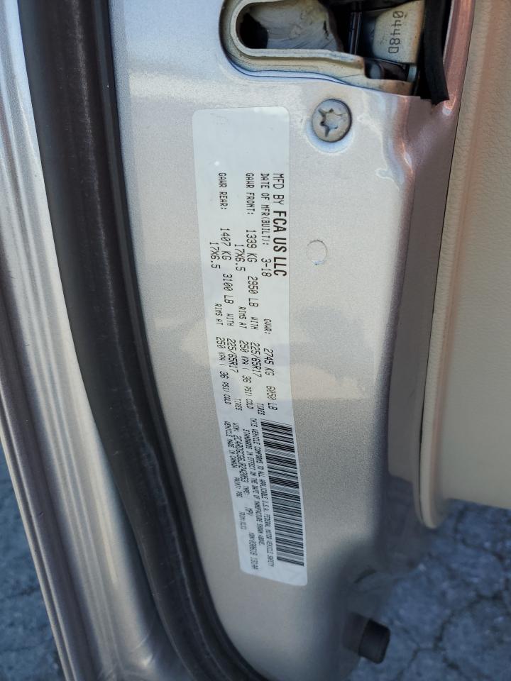 2C4RDGCG6JR242053 2018 Dodge Grand Caravan Sxt