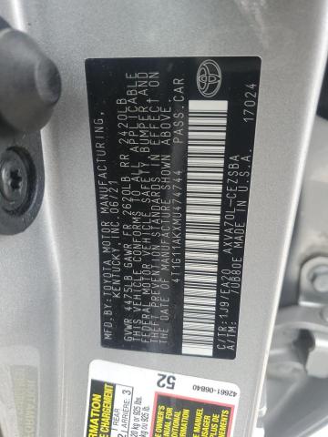 VIN 4T1G11AKXMU474744 2021 Toyota Camry, SE no.13