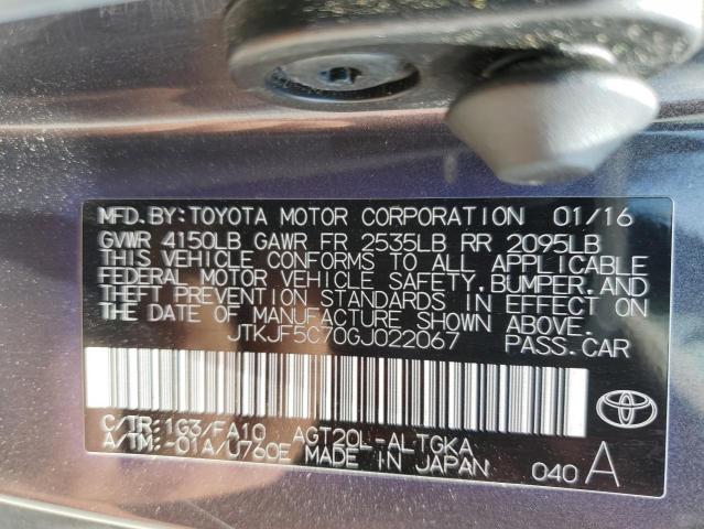 2016 TOYOTA SCION TC - JTKJF5C70GJ022067