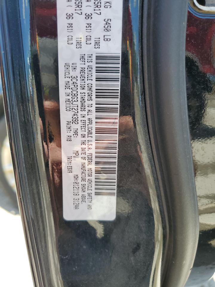 3C4PDCBG3JT274392 2018 Dodge Journey Sxt