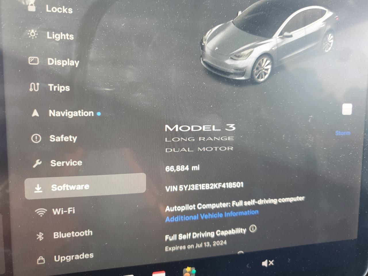 5YJ3E1EB2KF418501 2019 Tesla Model 3