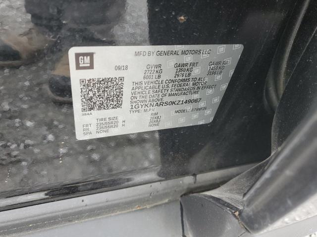 2019 Cadillac Xt5 VIN: 1GYKNARS0KZ149067 Lot: 56398944