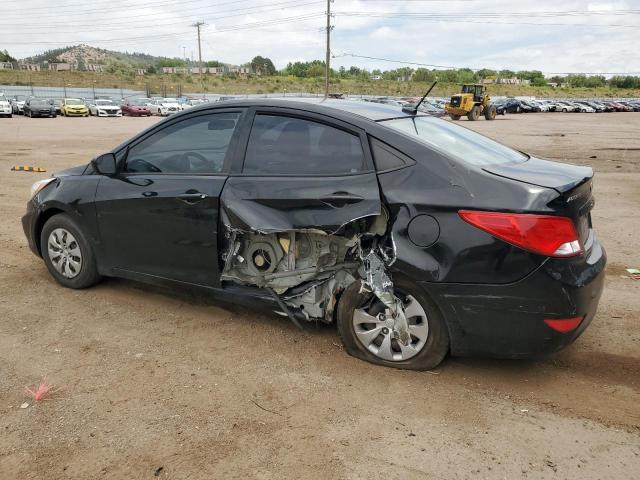  HYUNDAI ACCENT 2015 Чорний