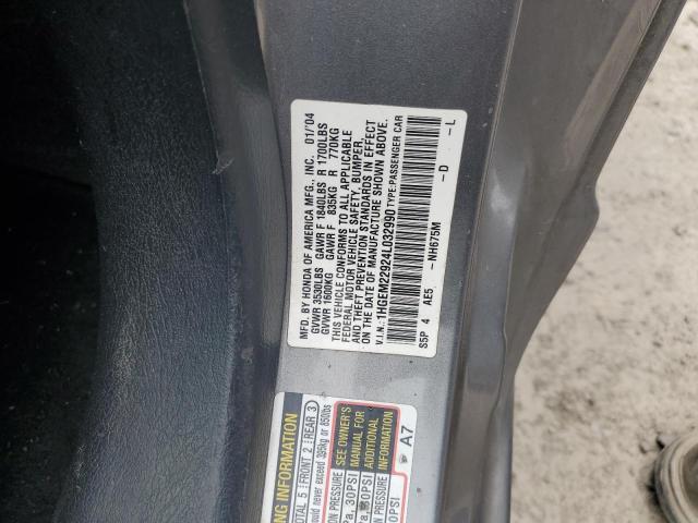 2004 Honda Civic Ex VIN: 1HGEM22924L032990 Lot: 58990844