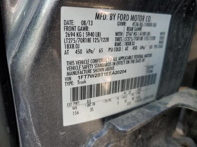 2014 Ford F250 Super Duty VIN: 1FT7W2BT1EEA20204 Lot: 57021154