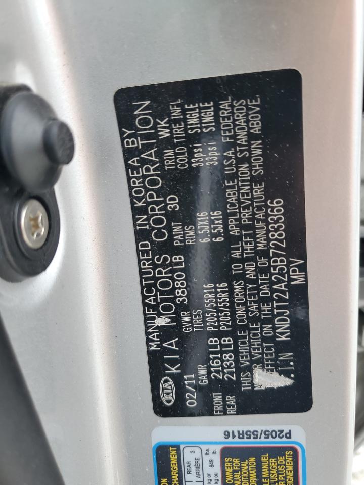 KNDJT2A25B7283366 2011 Kia Soul +