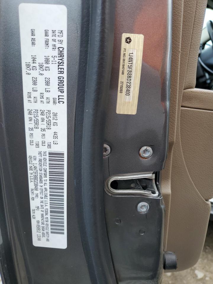 1J4NT5FB8BD238400 2011 Jeep Compass Limited