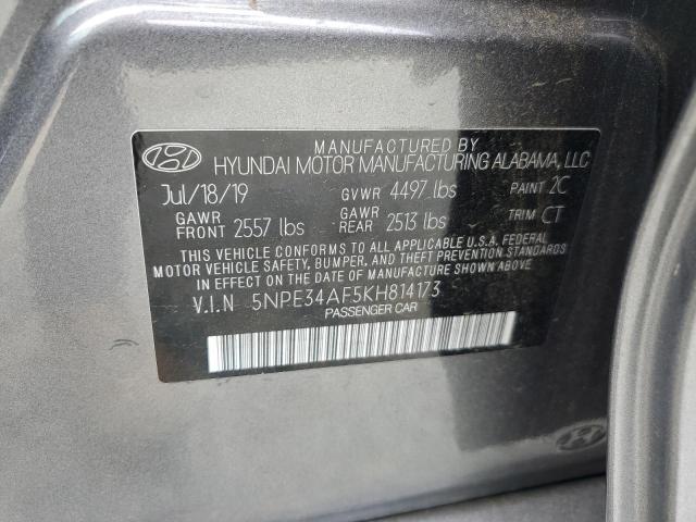 5NPE34AF5KH814173 2019 HYUNDAI SONATA - Image 13