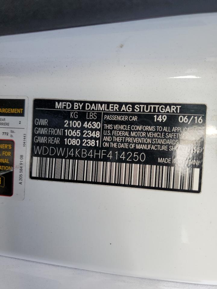 WDDWJ4KB4HF414250 2017 Mercedes-Benz C 300 4Matic