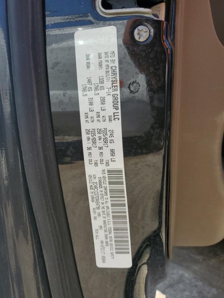 2C4RC1CG7ER454790 2014 Chrysler Town & Country Touring L