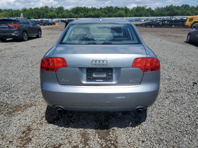 2006 Audi A4 2.0T Quattro VIN: WAUDF78E86A144954 Lot: 60702104