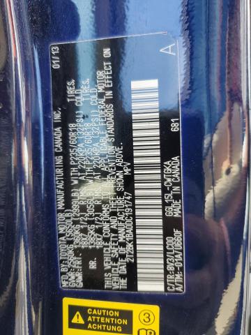 2013 Lexus Rx 350 Base VIN: 2T2BK1BA0DC191747 Lot: 58605854