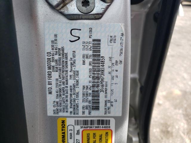 VIN 3FA6P0H73HR144859 2017 Ford Fusion, SE no.12