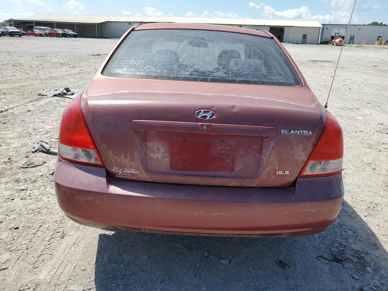 KMHDN45D42U461893 2002 Hyundai Elantra Gls