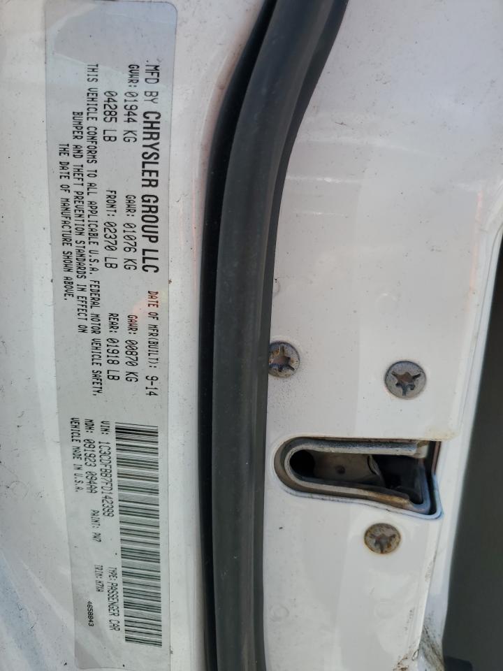 1C3CDFBB7FD142399 2015 Dodge Dart Sxt