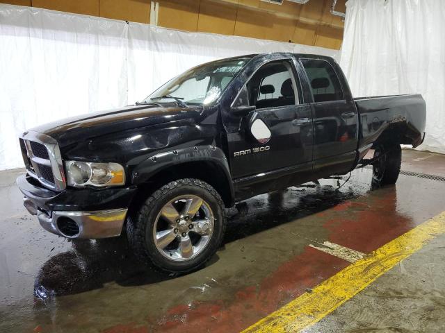 DODGE RAM 1500 S 2004 black crew pic gas 1D7HU18D94J199821 photo #1