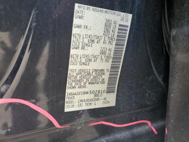 2017 NISSAN TITAN XD S - 1N6AA1F18HN502810