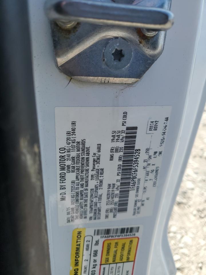 1FA6P8CF6F5394528 2015 Ford Mustang Gt