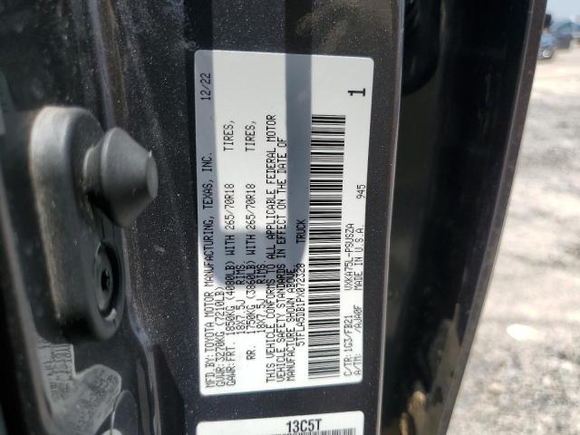 2023 Toyota Tundra Crewmax Sr VIN: 5TFLA5DB1PX072328 Lot: 58891404