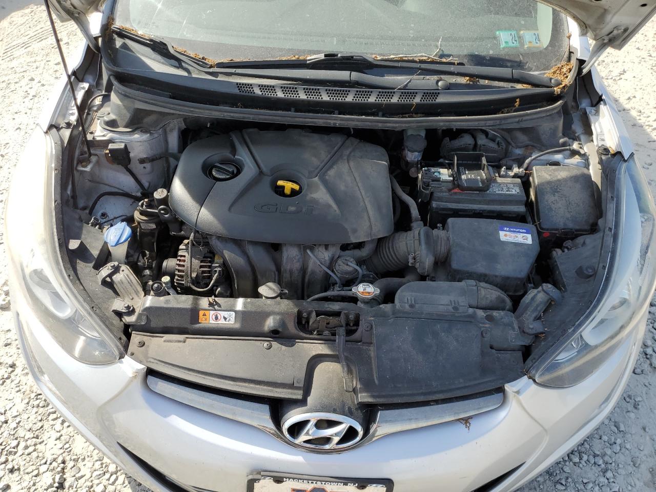 KMHDH4AH4EU041586 2014 Hyundai Elantra Se