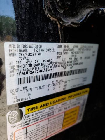 2019 Ford Expedition Limited VIN: 1FMJU2AT2KEA35251 Lot: 57387934