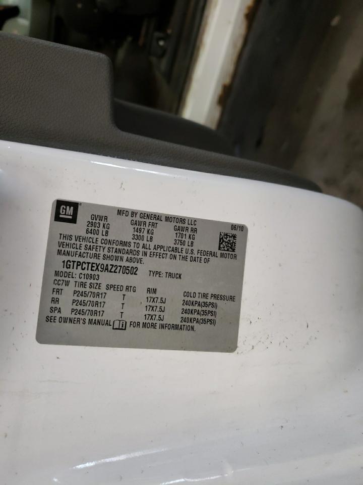 1GTPCTEX9AZ270502 2010 GMC Sierra C1500