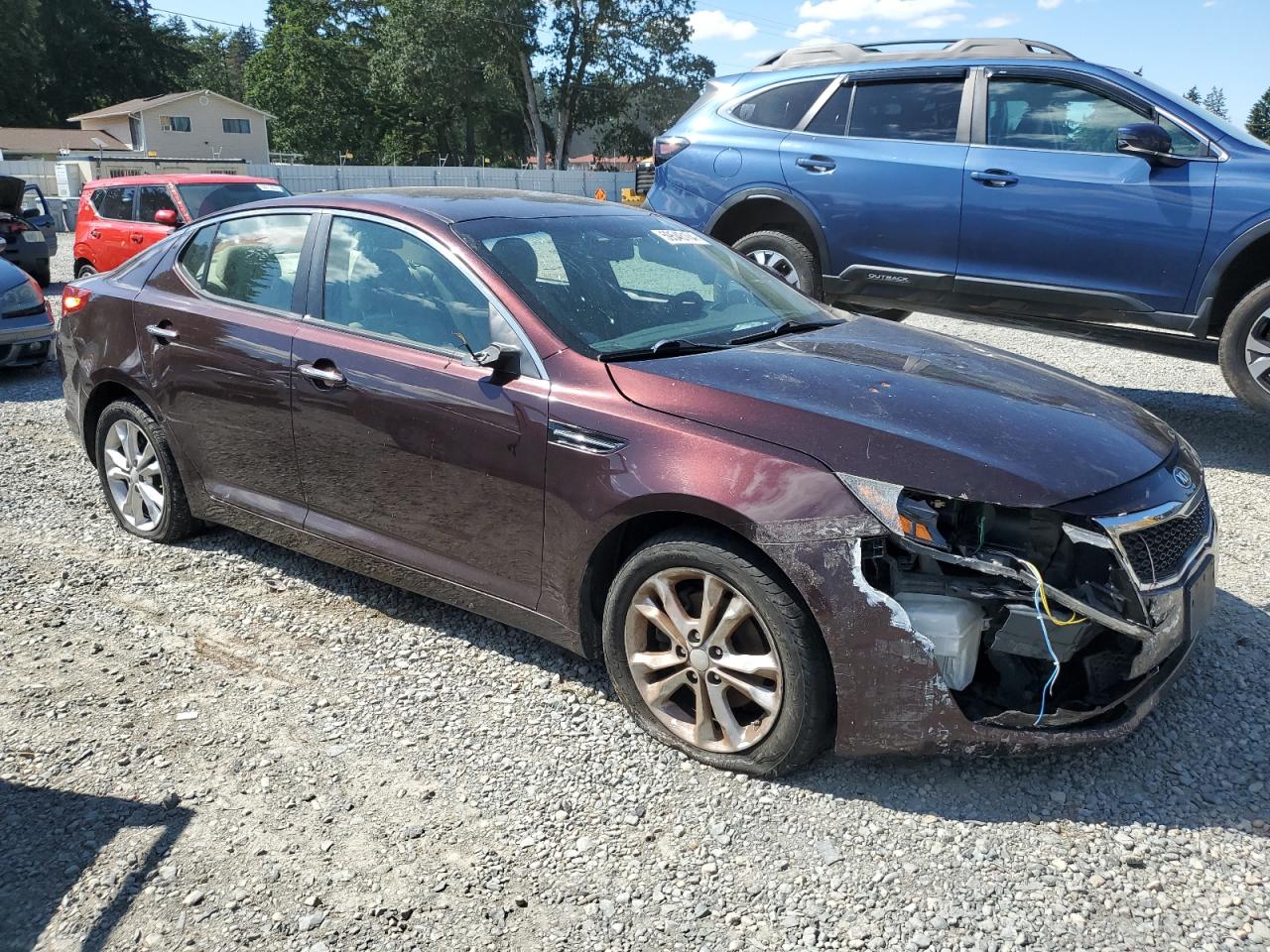 2013 Kia Optima Lx vin: 5XXGM4A74DG205377